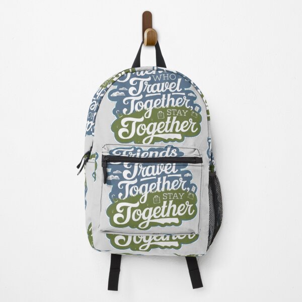 Item preview, Friends Together adevnture travel quote text art designed and sold by feel-free-store.
