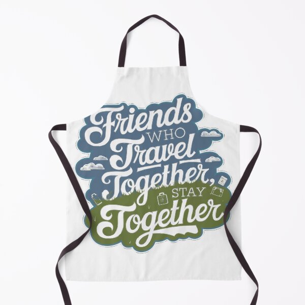Item preview, Friends Together adevnture travel quote text art designed and sold by feel-free-store.