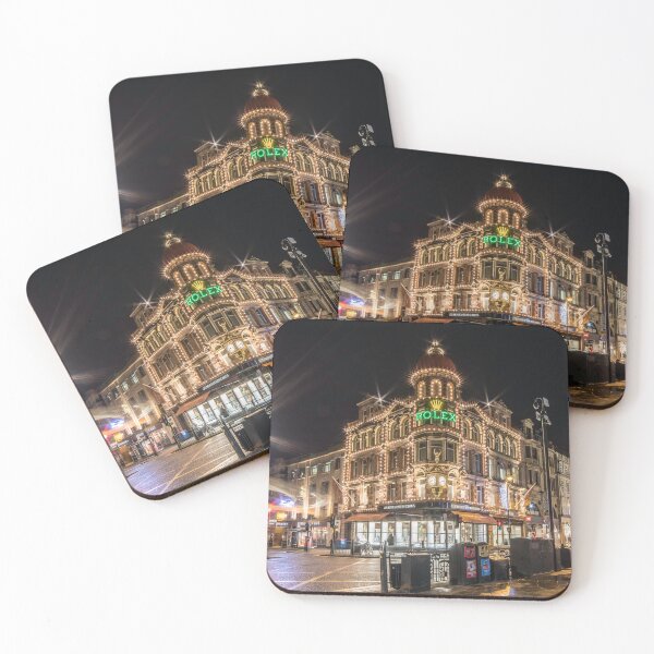Item preview, Illuminated Historic Northern Goldsmiths Building at Night  designed and sold by David Patterson.
