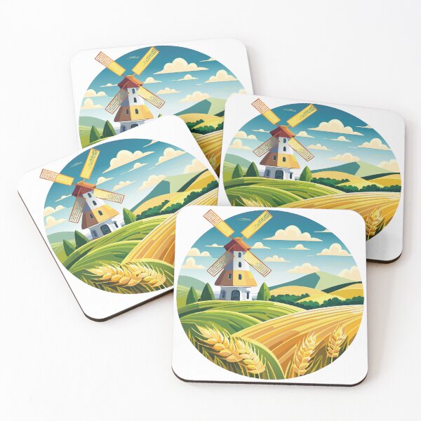 Item preview, Countryside Windmill designed and sold by BenShirtDesign.