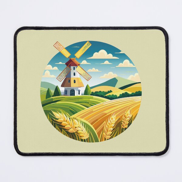 Item preview, Countryside Windmill designed and sold by BenShirtDesign.