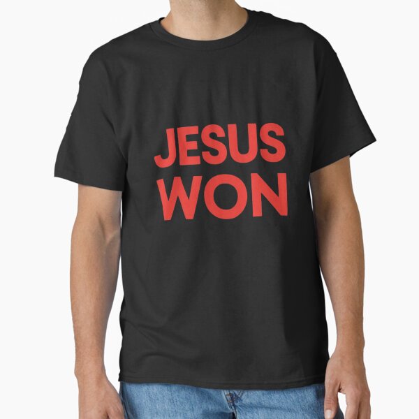Item preview, Jesus Won Minimalist Christian Design designed and sold by haitrieuic96.