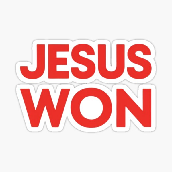 Item preview, Jesus Won Minimalist Christian Design designed and sold by haitrieuic96.