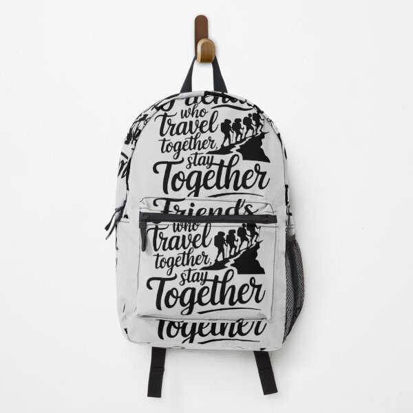 Item preview, Friends Together adevnture travel quote text art designed and sold by feel-free-store.