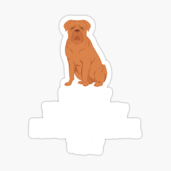 Item preview, Dogue de Bordeaux Dog Talking To designed and sold by Clara Hollins.