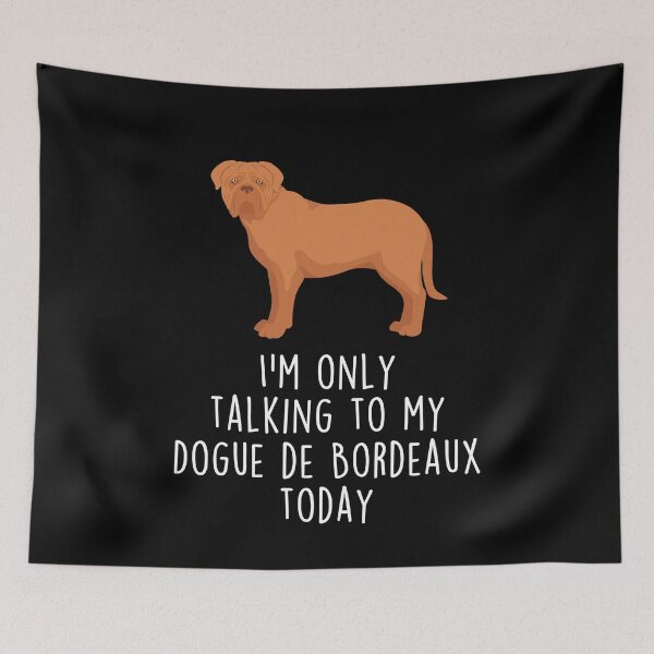 Item preview, Dogue de Bordeaux Dog Talking To designed and sold by Clara Hollins.