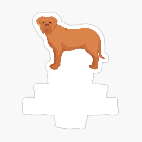 Item preview, Dogue de Bordeaux Dog Talking To designed and sold by Clara Hollins.