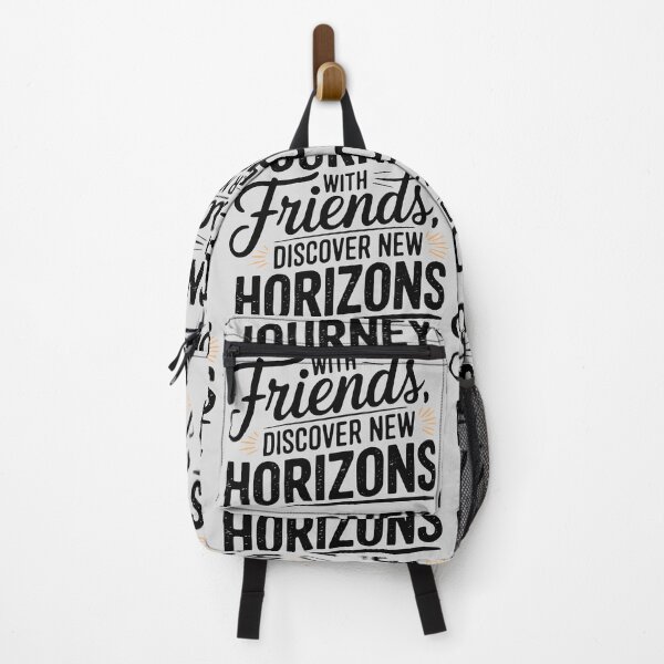 Item preview, Journey with Friends adevnture travel quote text designed and sold by feel-free-store.