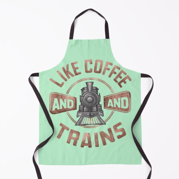 Item preview, I Like Coffee and Trains designed and sold by Aise06.