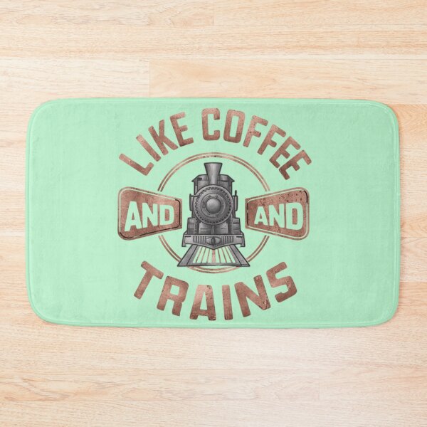 Item preview, I Like Coffee and Trains designed and sold by Aise06.