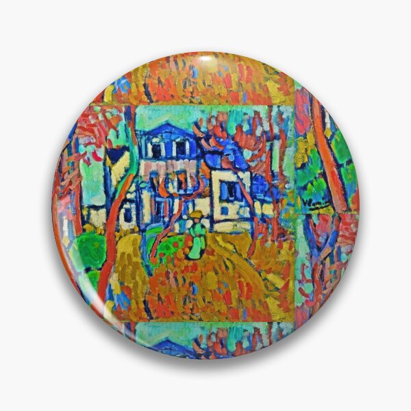 Item preview, The Blue House Maurice de Vlaminck (vibrant version. Digitally enhanced by WatermarkNZ Press designed and sold by CristalleLisa.
