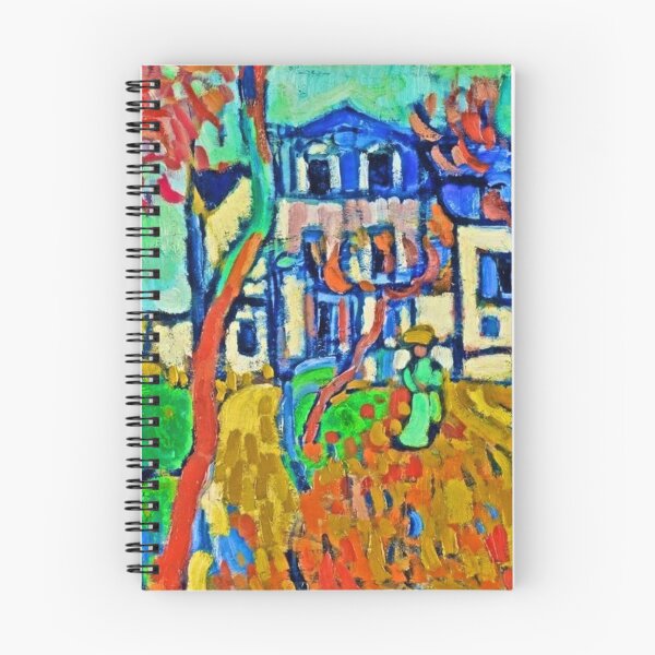 Item preview, The Blue House Maurice de Vlaminck (vibrant version. Digitally enhanced by WatermarkNZ Press designed and sold by CristalleLisa.