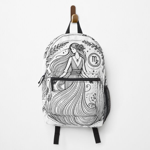 Item preview, Ethereal Virgo Zodiac – Minimalist Boho Astrology Art designed and sold by KittyKatto.