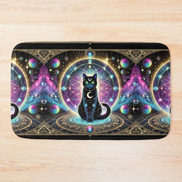 Item preview, Nyx the Cosmic Cat designed and sold by Meta2Physical.