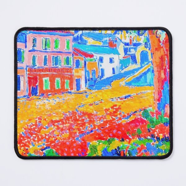 Item preview, Restaurant de la Machine at Bougival by Maurice de Vlaminck ( famous Fauvist painting.)  designed and sold by CristalleLisa.