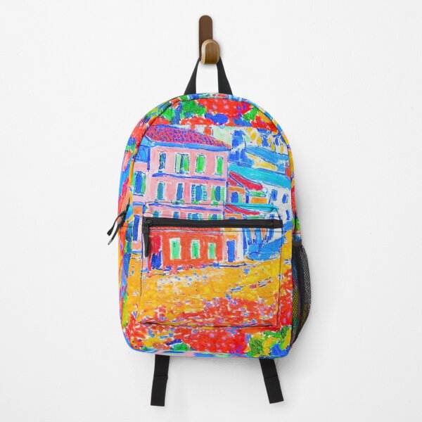 Item preview, Restaurant de la Machine at Bougival by Maurice de Vlaminck ( famous Fauvist painting.) designed and sold by CristalleLisa.