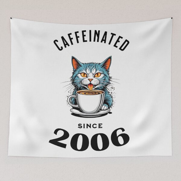 Item preview, Cat Caffeinated Since 2006 designed and sold by LegendaryDesigns.