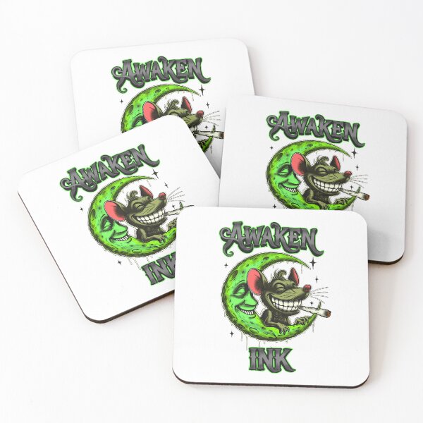Item preview, Awaken ink stoner mouse tattoo  designed and sold by Awakenink.