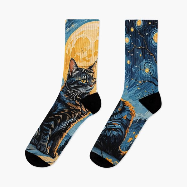 Item preview, Cats on a Moonlit Night designed and sold by Palatinasart.