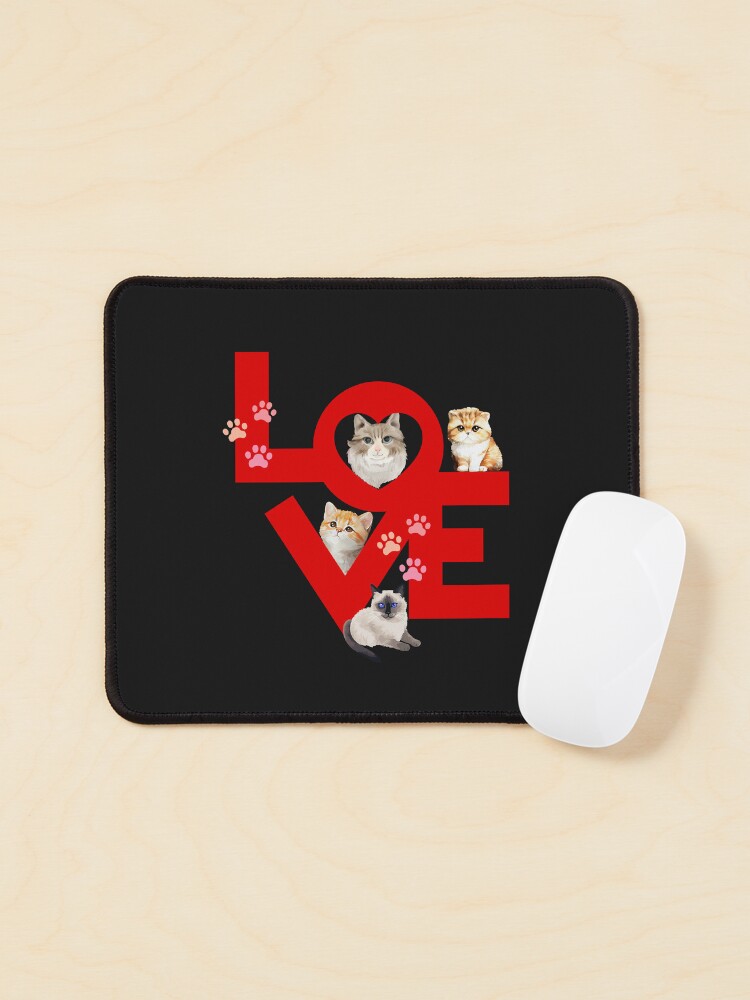 Thumbnail 1 of 5, Mouse Pad, Cute valentine sweet T-Shirt with hearts for someone special designed and sold by Teeandnat.