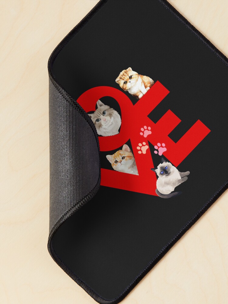 Thumbnail 2 of 5, Mouse Pad, Cute valentine sweet T-Shirt with hearts for someone special designed and sold by Teeandnat.