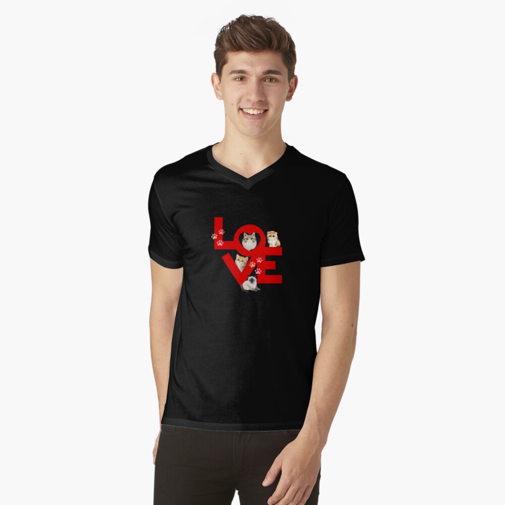 Item preview, V-Neck T-Shirt designed and sold by Teeandnat.