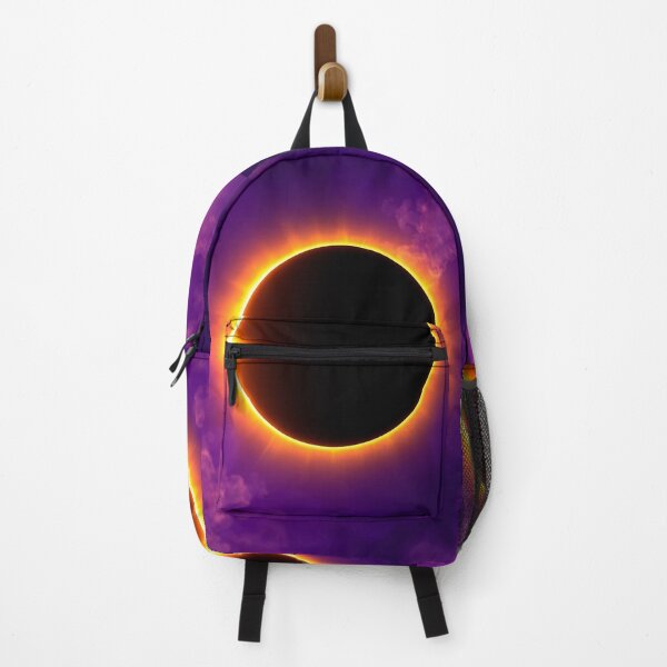 Item preview, The partial solar eclipse against a vivid purple sky during midday 2025 designed and sold by SeaSoulArt.