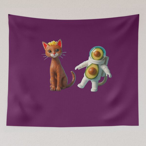 Item preview, Taco Cats with Avocado Astronauts Designs designed and sold by Catana lover.
