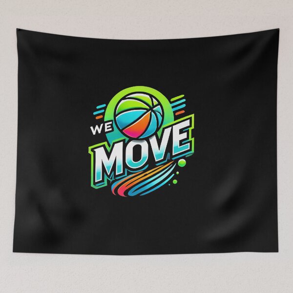 Item preview, We Move | Motivational Gen Z Slang Colorful Design | Youth Positive Vibes designed and sold by Sitred123.