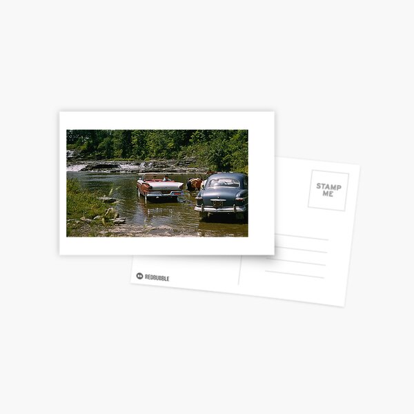 Item preview, Car Washing Sunday Morning Talcotville 19570714 0012 designed and sold by Fred Mitchell.