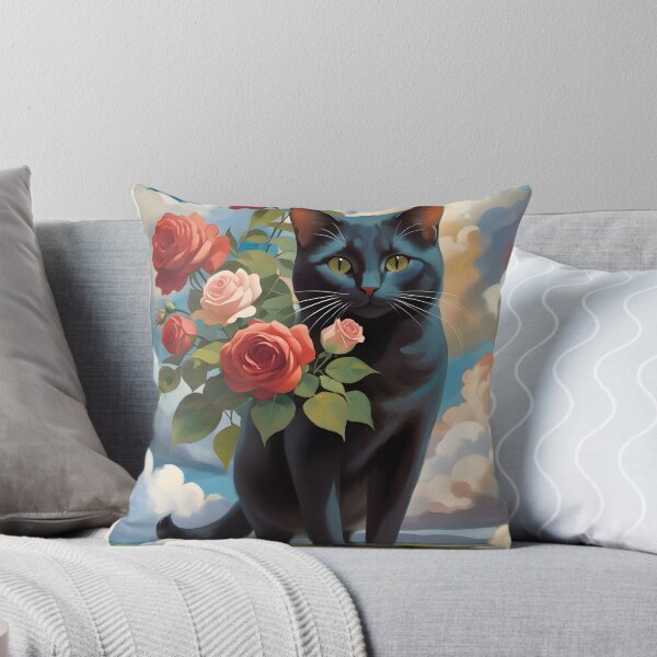 Item preview, The Black Cat, Loving Roses designed and sold by Nira Dabush.