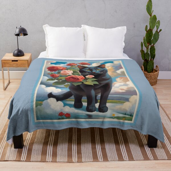 Item preview, The Black Cat, Loving Roses designed and sold by Nira Dabush.
