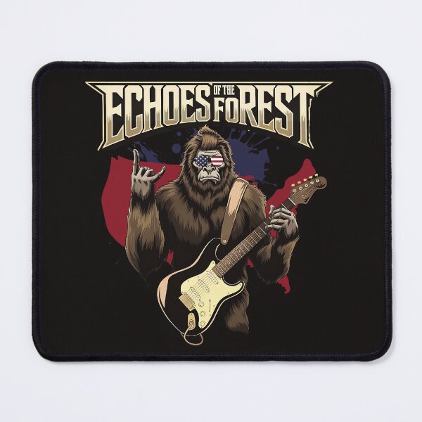 Item preview, Echoes of the Forest – American Bigfoot Rock Design designed and sold by FocusedPatterns.