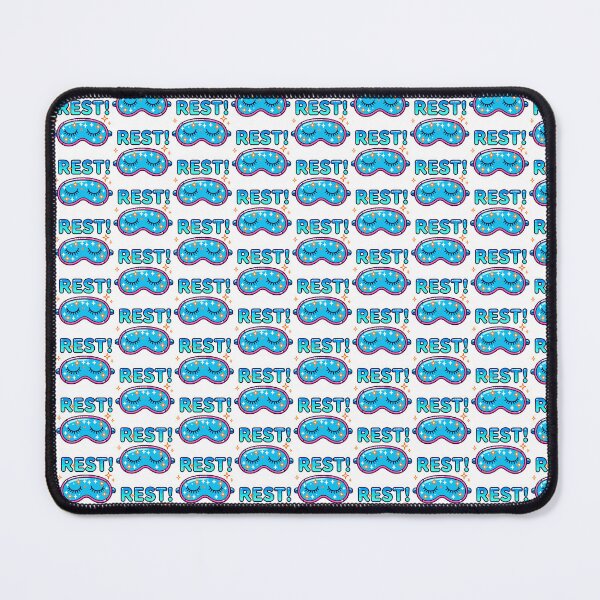 Item preview, Rest Sleep Mask Typography designed and sold by Akioos.