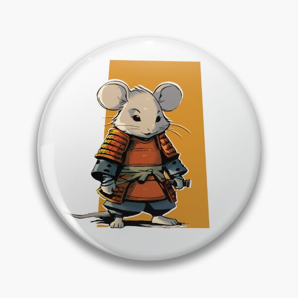 Item preview, SAMURAI MOUSE WARRIOR  designed and sold by LoudMouseCrew.