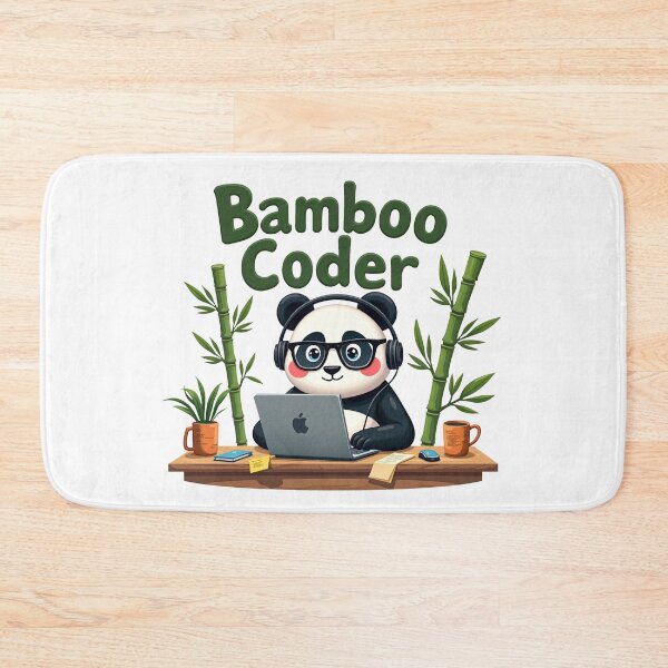 Item preview, Cute Bamboo Coder Panda designed and sold by Bulwshop.