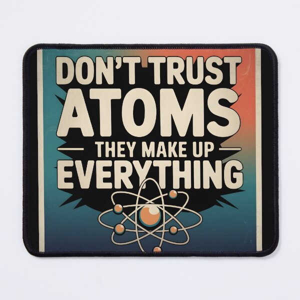 Item preview, Don't Trust Atoms Funny teacher designed and sold by bukajart.