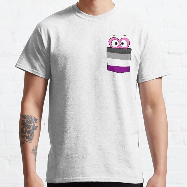 In a Heartbeat - Asexual Flag Pocket Classic T-Shirt