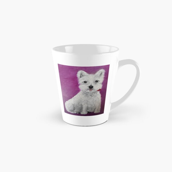 Cute westie - digital of original acrylic painting Tall Mug