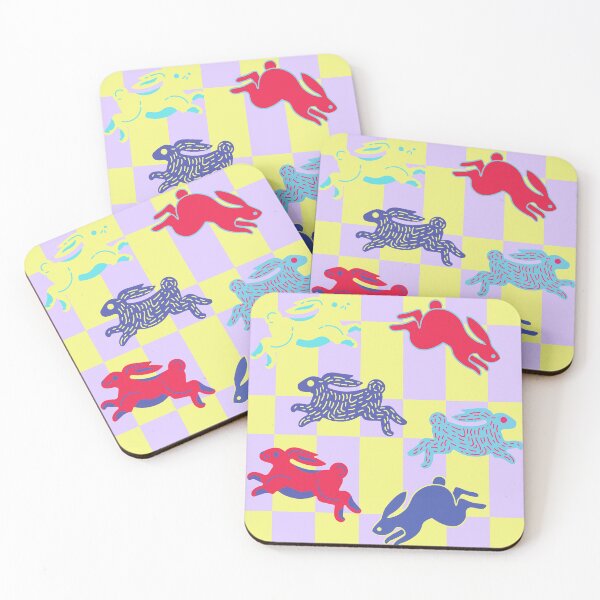 Item preview, Psychedelic rabbit, colorful graphics designed and sold by Abelievingheart.