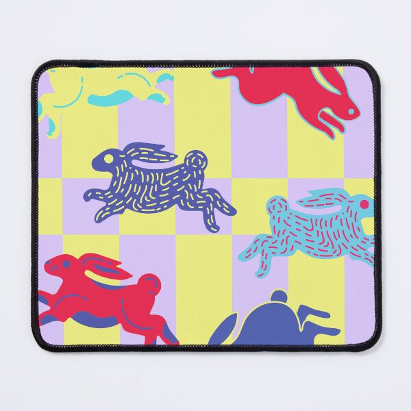 Item preview, Psychedelic rabbit, colorful graphics designed and sold by Abelievingheart.
