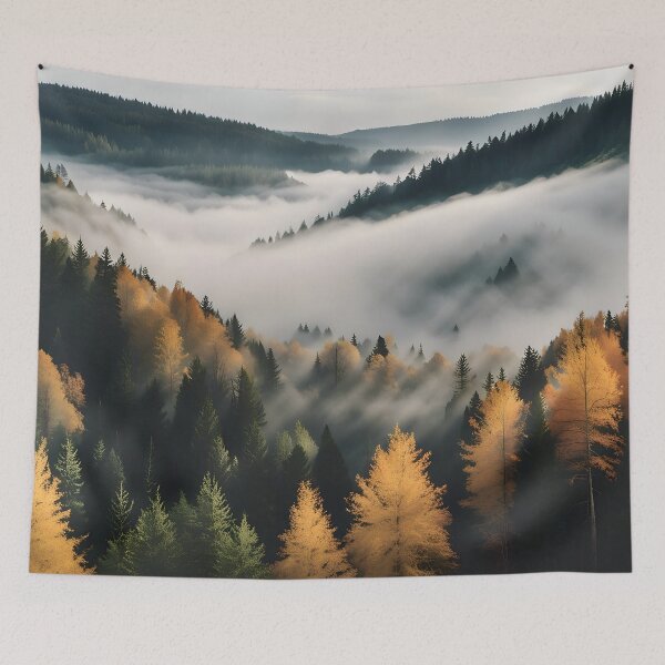 Item preview, Valley Mist designed and sold by Pixel Press Prints.