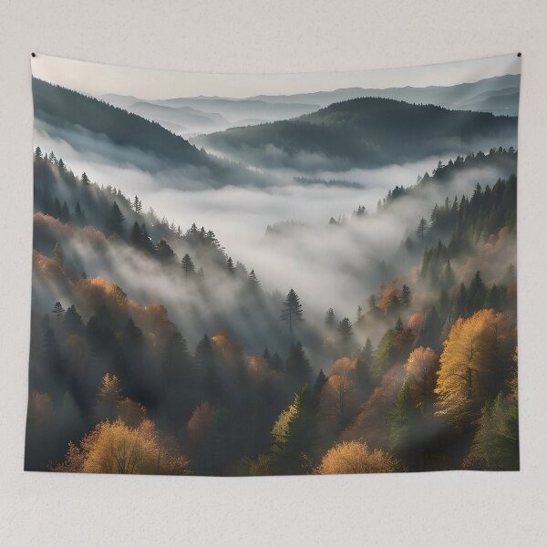 Item preview, Valley Mist designed and sold by Pixel Press Prints.