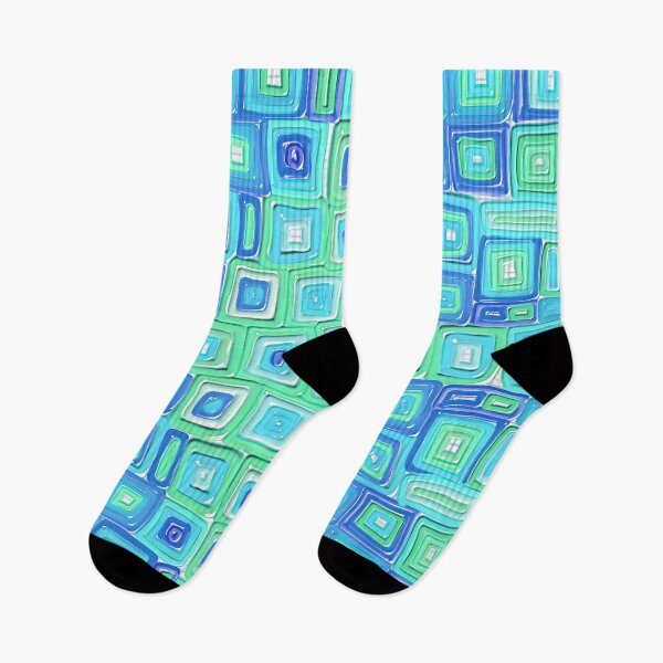 Item preview, Grid ocean burst designed and sold by bekki smith.
