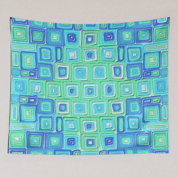Item preview, Grid ocean burst designed and sold by bekki smith.