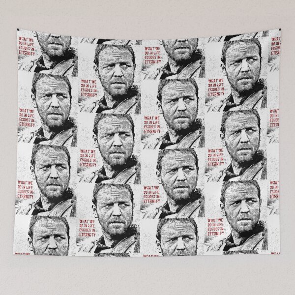 Item preview, Gladiator, Russell Crowe, What we do in life, Echoes in eternity. #2 designed and sold by Spencer Holdsworth.