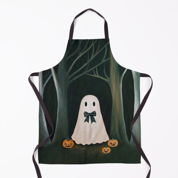 Item preview, The Preppy Ghost Halloween Painting designed and sold by cafelab.