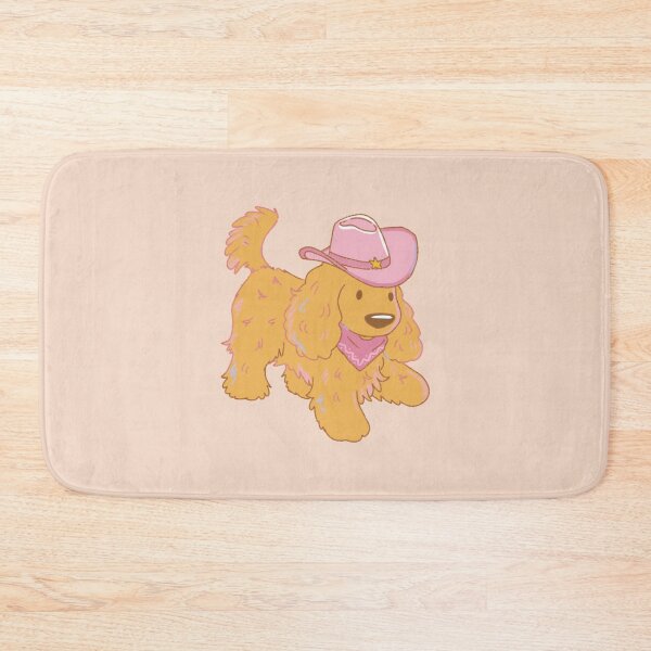 Item preview, English cocker spaniel Cowgirl cute Illustration designed and sold by YaraCuteArt.