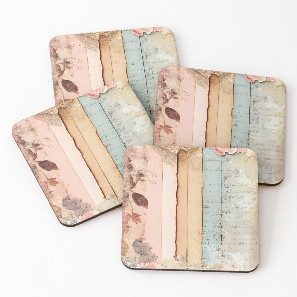 Item preview, Journaling Vintage Aesthetic: Torn Paper and Floral Texture designed and sold by Amr Siam.