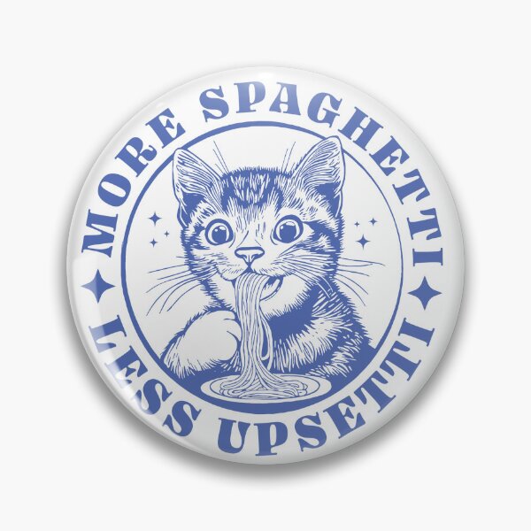 Item preview, More Spaghetti Less Upsetti Cat Lovers designed and sold by cafelab.